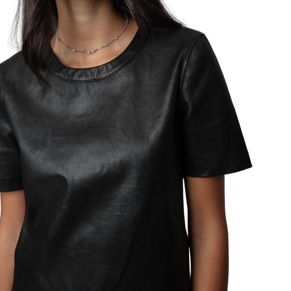 NEW ZADIG & VOLTAIRE tas leather top in black - Picture 3 of 3